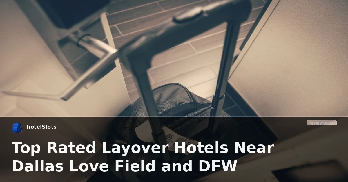 Top Rated Layover Hotels Near Dallas Love Field and DFW