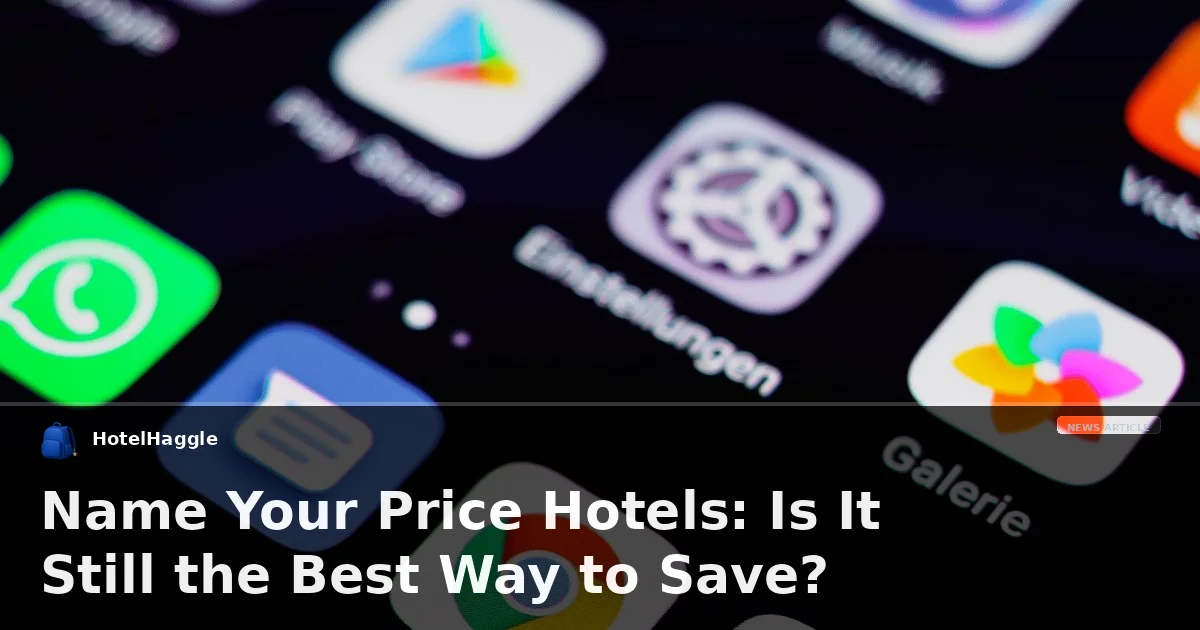 Name Your Price Hotels: Is It Still the Best Way to Save?